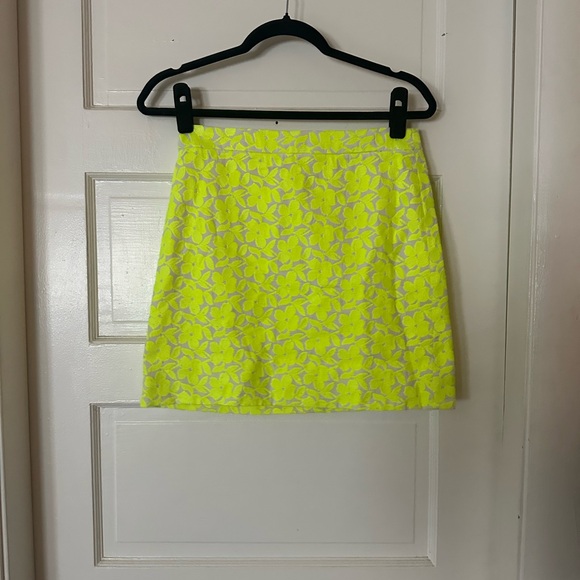 J. Crew bright floral embroidered skirt - Picture 4 of 9
